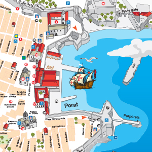 dubrovnik map