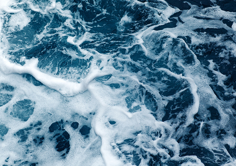 the sea waves
